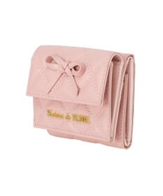 Maison de FLEUR リボンチャームキルティングプチウォレット
