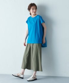 ANY 【ウエストゴム】清涼リラックスクロップドパンツ