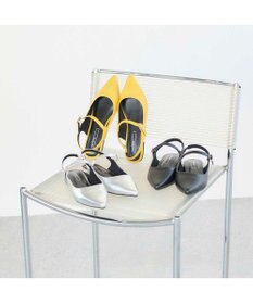 MODE ET JACOMO <noyau>ポインテッドトゥバックベルトパンプス