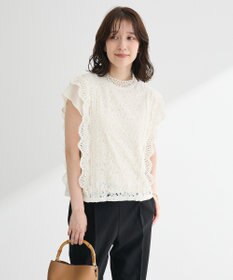 Green Parks ・Ｐｅｔｉｔ　Ｆｌｅｕｒ　フレンチレーシーブラウス