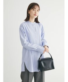 Green Parks レイヤードアソート柄シャツチュニック