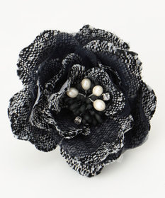 ANY ツイードコサージュ