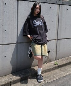 WEGO 【ユニセックス着用ITEM】ワッペンロゴドロストBIG　T（SS）