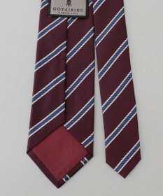GOTAIRIKU 【日本製】シルク ネクタイ_レジメンタル