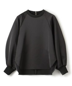 uncrave 【洗濯機洗い可】サテン ブラウス（uncrave WHITE）