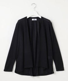 J.PRESS LADIES セルロースジャージー ミディ丈 カーディガン