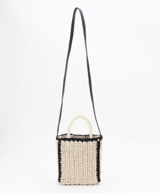 ANY SIS バイカラーミニカゴショルダー バッグ