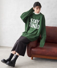 WEGO オーバーフィットジャガードプルオーバー