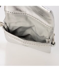 UNBILLION カシュカシュ cachecache / メタリックニットスマホショルダーバッグ