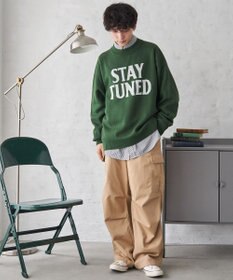 WEGO オーバーフィットジャガードプルオーバー