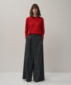 ATON GARMENT DYED CASHMERE SILK | クルーネックセーター