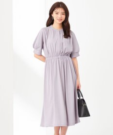 ANY SIS 【接触冷感・吸水速乾・UVケア】エアリードレープスムース ワンピース