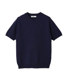 earth music&ecology 総針クルーネックハンソデプルオーバー