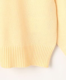 ANY L ファブリックコンビスキッパーニット