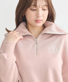 earth music&ecology ハーフＺＩＰプルオーバー