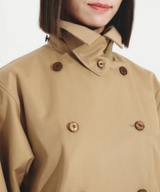 muuc 花粉シールドコート〈国産・綿100%天然素材〉〈ユニセックス・大きいサイズあり〉〈3シーズン〉〈モダンなコクーンシルエット〉