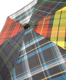 +RING UNISEX プラスリング 簡単開閉式折傘55cm CHK T1399