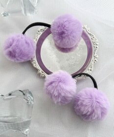 WEGO L2Pダブルポンポンヘアゴム