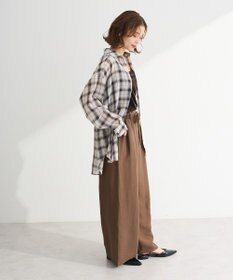 Green Parks カシュクールシアーシャツ