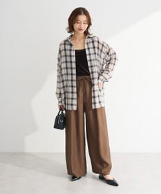 Green Parks カシュクールシアーシャツ