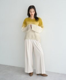 YECCA VECCA グラデーションシャギーニット