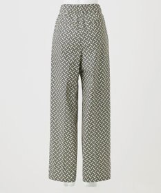 23区 S 【R(アール)】ジオメトリックプリント ワイドパンツ