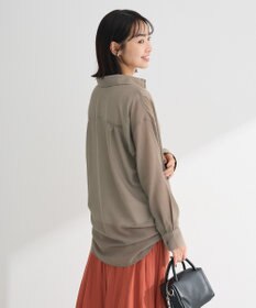 Green Parks カシュクールシアーシャツ