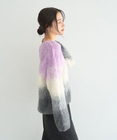 YECCA VECCA グラデーションシャギーニット