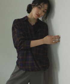 Green Parks カシュクールシアーシャツ