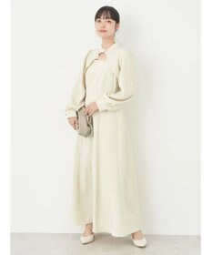 earth music&ecology ＳＥＴ２点ジャガードボレロ＋ワンピース