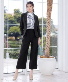 Tiaclasse 【新色追加・洗える】ストレートワイドパンツ