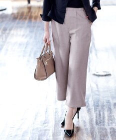 Tiaclasse 【新色追加・洗える】ストレートワイドパンツ