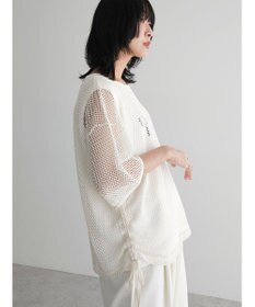 Green Parks ＳＥＴ２点　メッシュ＋ノースリーブロゴプルオーバー