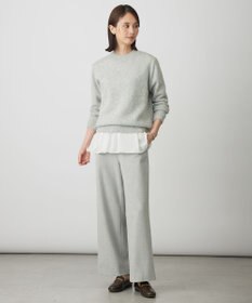 J.PRESS LADIES L 【WEB限定カラーあり】レイヤードジャージー フレア カットソー