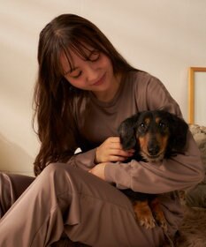 OP／FILA 【FILA】犬や猫の毛がつきにくいルームウェア上下セット/長袖