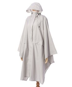 MOONBAT POLO RALPH LAUREN(ポロ ラルフローレン) ポロポニー ポケッタブル レインポンチョ レインコート 無地 フード 収納袋 ロゴ入 レディース