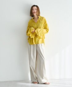 YECCA VECCA メタルホックワイドパンツ