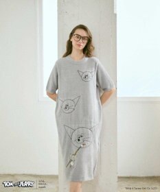 une nana cool トムとジェリー × une nana cool なめらかふわふわワンピース