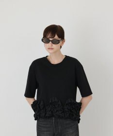 GRACE CONTINENTAL フリルヘムカットトップ