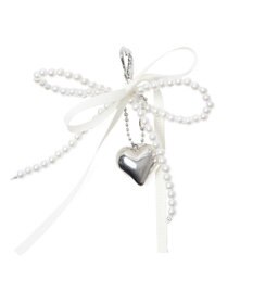 WEGO ダブルリボンハートキーホルダー