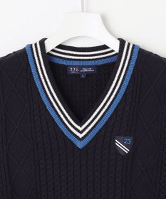 23区GOLF 【MEN】【キングサイズ】コットンブレンド ニットベスト