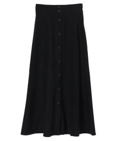 earth music&ecology フロントボタンスカート