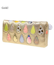 tsumori chisato CARRY ドロップス 長財布 かぶせ 【かわいいデザイン！本革のやわらかな風合い】