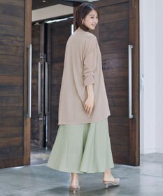 Tiaclasse L 【洗える】裾フレアAラインワンピース