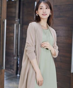 Tiaclasse L 【洗える】裾フレアAラインワンピース