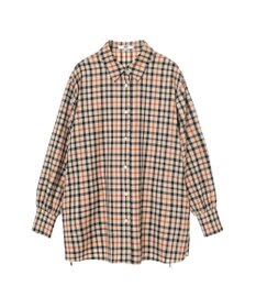 DAKS チェック ドローストリングオーバーシャツ