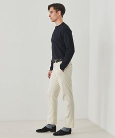 GOTAIRIKU ジャケットのインナーに最適【WEB&一部店舗限定】キレイ目 鹿の子 ビズ長袖Tシャツ