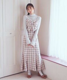 earth music&ecology 袖口刺繍リブニットプルオーバー