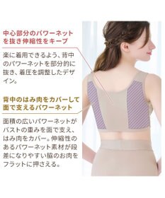 BRADELIS New York 【BRADELIS NewYork peace】綿混キャッチャーカップレースブラ24 ブラデリス ノンワイヤー 補正ブラジャー
