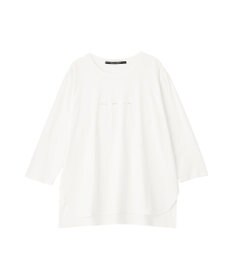 YECCA VECCA ラウンドヘム7分袖ロゴTee